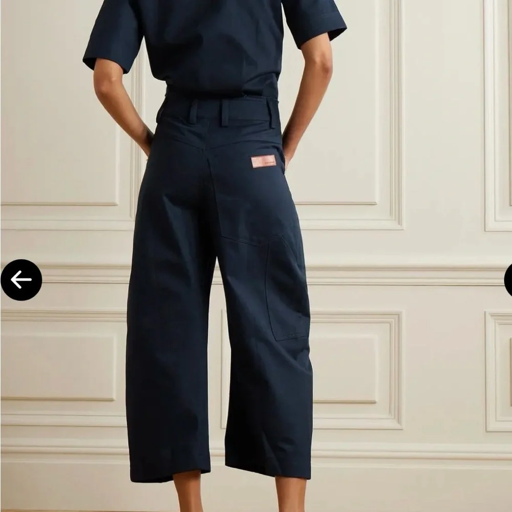 Rivet Utility Cotton Canvas Herringbone Jumpsuit - Picture 2 of 7